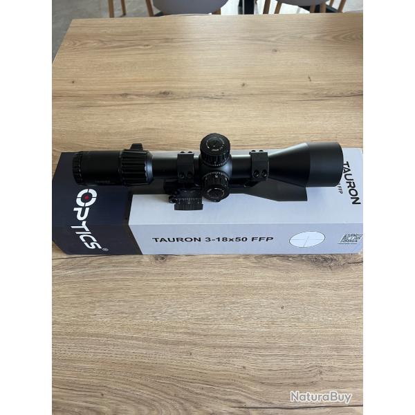 Lunette de Tir Vector Optics Tauron 3-18x50 FFP Gen II