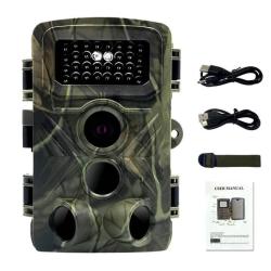 Cam&eacute;ra Chasse Nocturne PR3000 16MP 1080P 34 LEDS 0.2s D&eacute;clenchement IP54 &Eacute;tanche HD