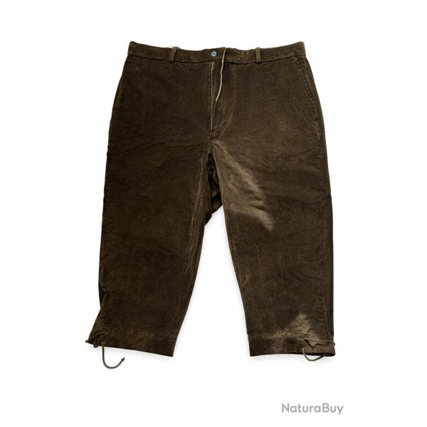 Pantacourt Charles Dubourg En Velours Couleur Marron Taille 50 (153) - 1� sans prix de r�serve