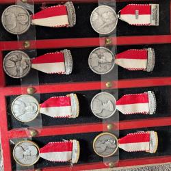 Medaille tir suisse ancienne-Tir des v&eacute;t&eacute;rans/f&eacute;d&eacute;ral-collection militaria