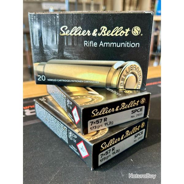 7x57 R SPCE 173grs SELLIET & BELLOT