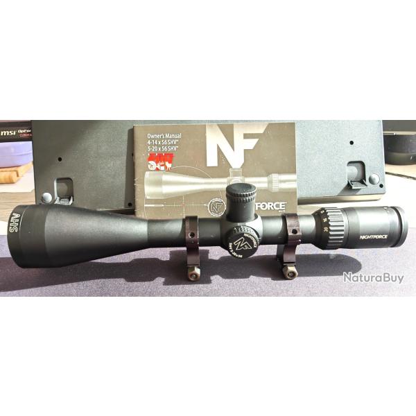 Lunette de tir NIGHTFORCE SHV 5-20X56