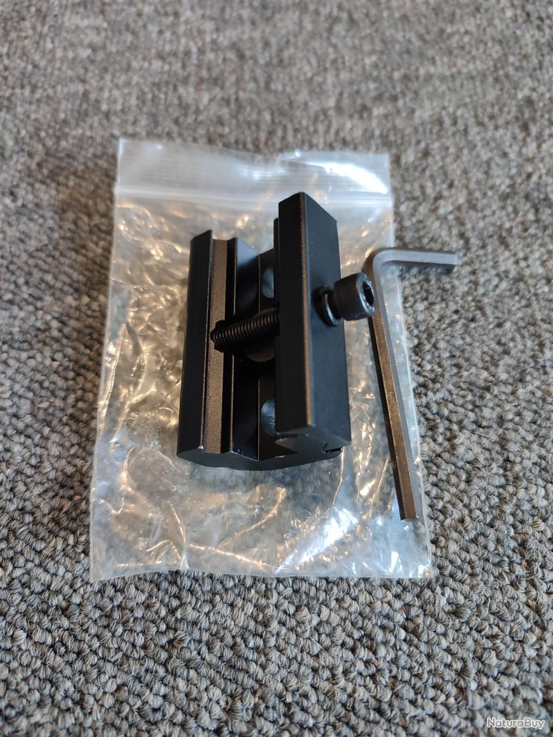 Adaptateur Bipied Keymod En Polymère - Montage Sur Rail Keymod Avec élingue Pivotante - Neuf