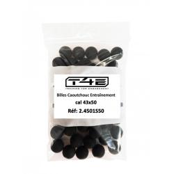Billes T4E caoutchouc d'entrainement calibre 43 x50 RB