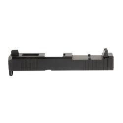 HAUSSE ET GUIDON AMERIGLO 1L noir et guilloch&eacute;s .220"F/.295"R pour GLOCK