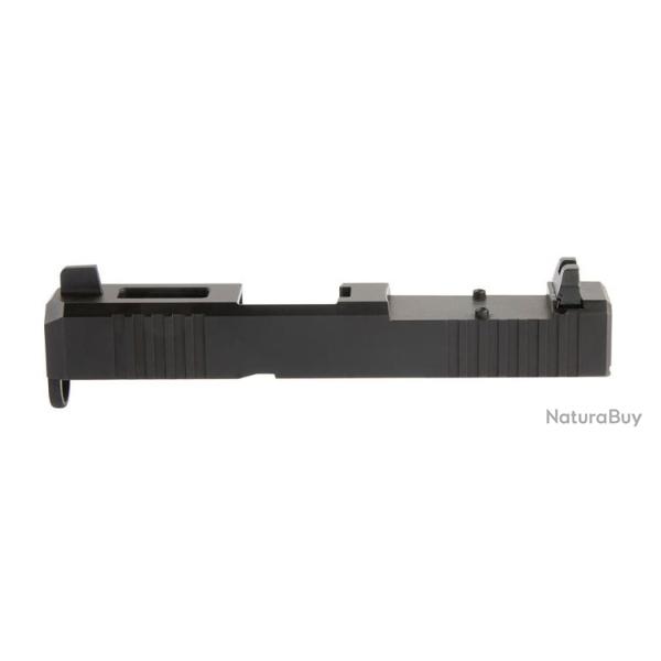 HAUSSE ET GUIDON AMERIGLO 1L noir et guilloch�s .220"F/.295"R pour GLOCK