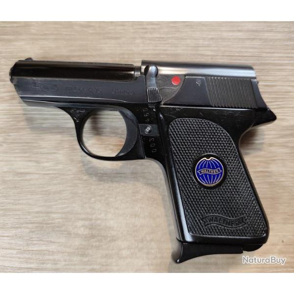 Pistolet de poche WALTHER mod�le TP - Calibre 6,35 Browning - Boite origine (occasion)