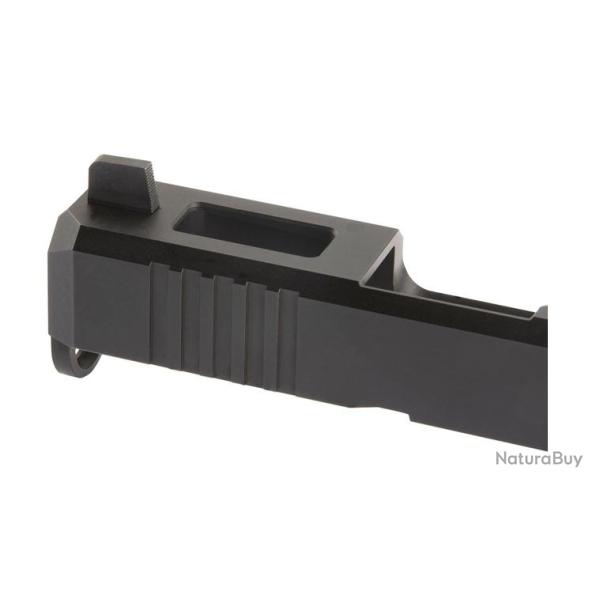 HAUSSE ET GUIDON AMERIGLO 3XL-TALL noir guilloch� .365"F/.451"R pour GLOCK