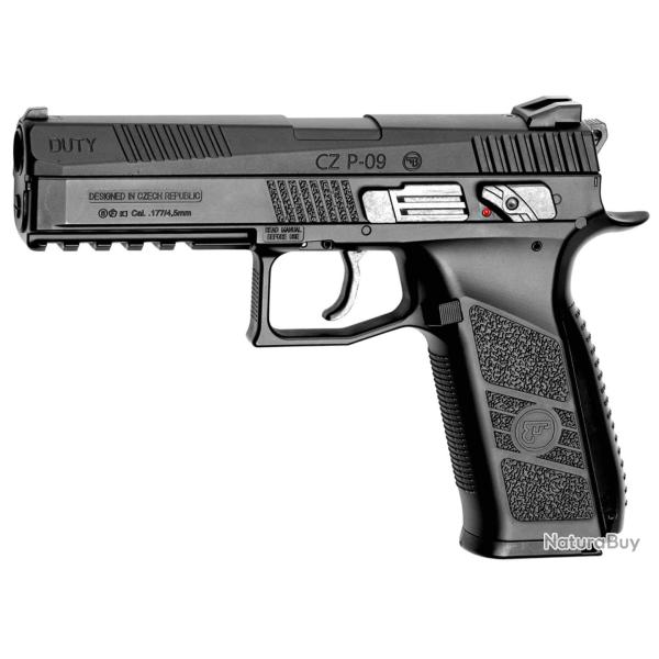 REP PISTOLET CZ P-09 GBB GAZ CULASSE ABS - ASG