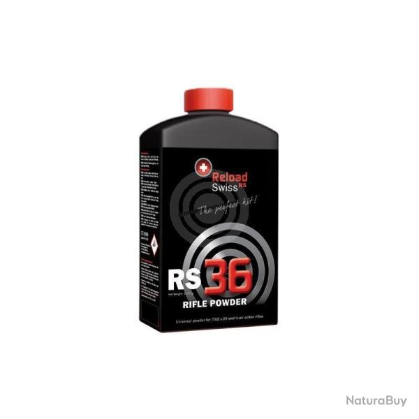 Poudre Reload Swiss RS36 Rifle Powder
