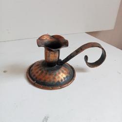 bougeoir ancien  hauteur 6 cm x 13 cm