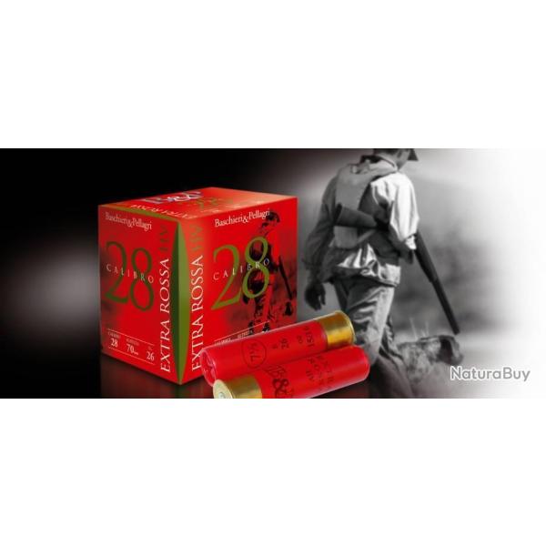 Cartouches B&P Extra Rossa HV Cal.28 BJ 26 gr N� 7.5