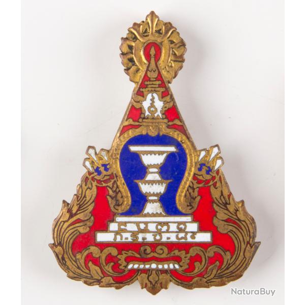 Insigne Indochine Compagnie R�gionale de Commandement de la 1�re R�gion Militaire Laos