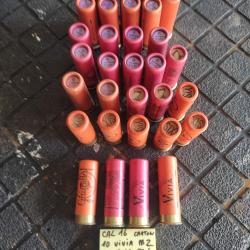 32 CARTOUCHES CARTON CAL 16  " VIVIA "