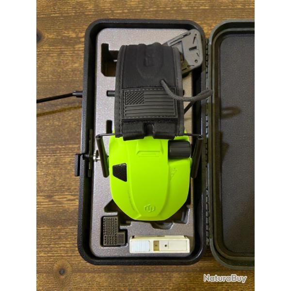 Savior Casque Antibruit Electroniques N�on Vert