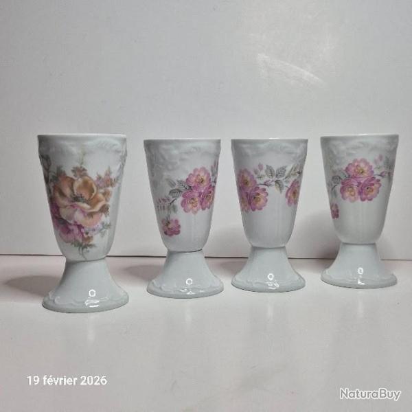 Mazagrans pour le caf�, en porcelaine de Limoges, Labesse, mod�le exclusif