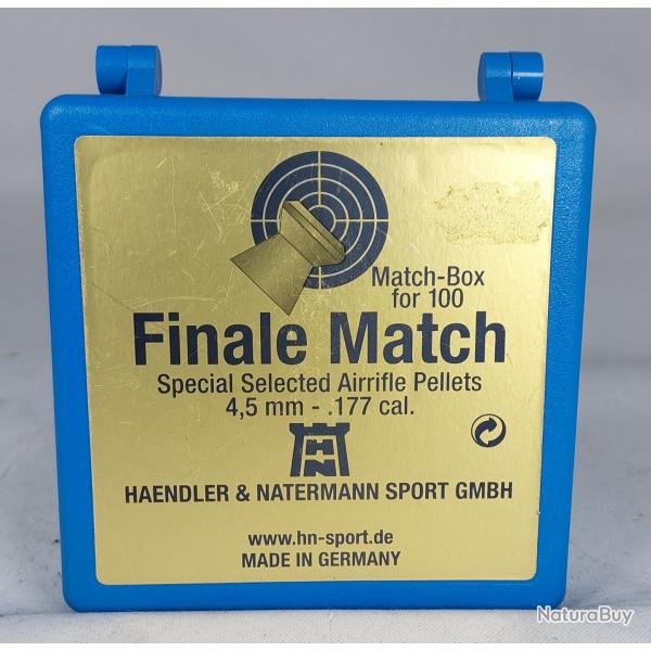 Boite MATCH distributrice de plombs 4.5mm .177 H&N