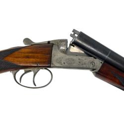 Fusil juxtapos&eacute; Manufrance "Robust 248" Cal 12/70, mise &agrave; prix 1� sans prix de r&eacute;serve, occasion