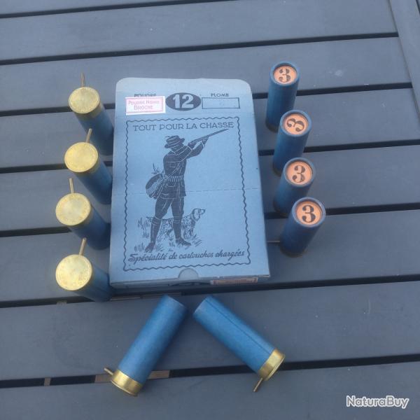 Bo�te de cartouches a broche Cal 12 xl