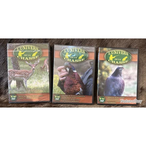 Lot de 3 DVD "L'Univers De La Chasse" Neuf (0030) - 1� sans prix de r�serve