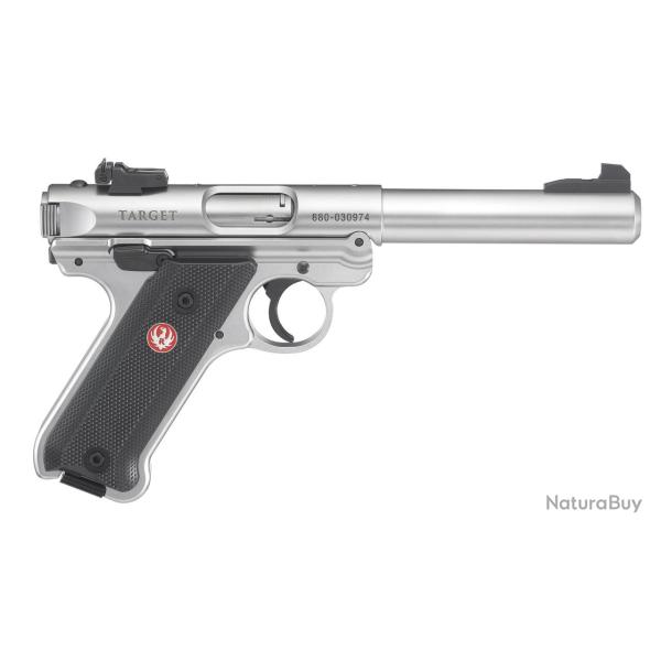 PIST RUGER MARK IV .22LR 5.1/2" 10CPS INOX TARGET