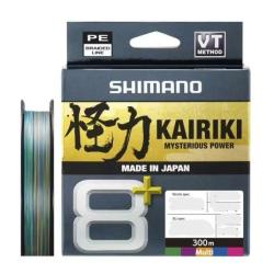 TRESSE SHIMANO KAIRIKI 8+ 300M 0.315MM KG 50LB MULTI
