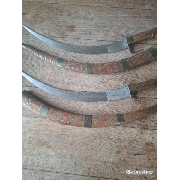 Paire de petit sabre marocain