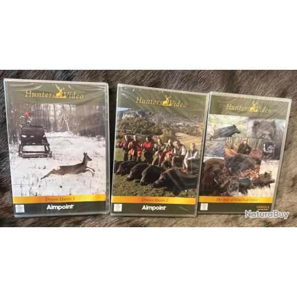 Lot de 3 DVD "Hunters Video" HARKILA (0033) - 1� sans prix de r�serve