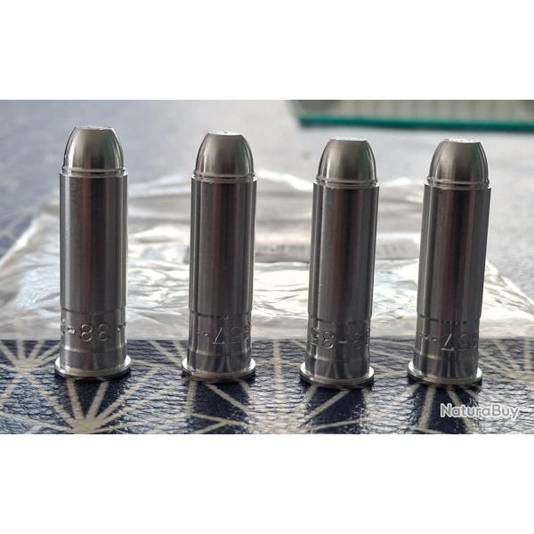 Cartouches douilles amortissantes aluminium Europarm calibre 357 mag et 38 SP