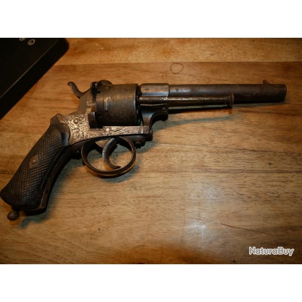Revolver en 9mm � broche li�geois � restaurer