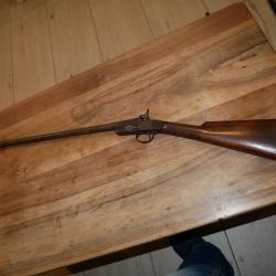 Carabine dite de "Braconnier" cal 24 &agrave; broche fabrication st&eacute;phanoise