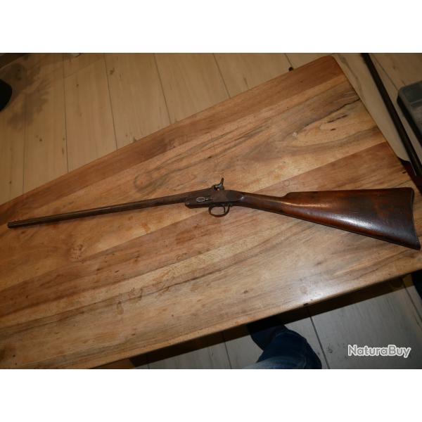 Carabine dite de "Braconnier" cal 24 � broche fabrication st�phanoise