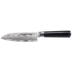 Santoku Samura Damascus Manche G10