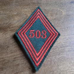 losange velcro 503 r&eacute;giment du train