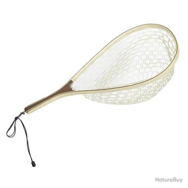 JMC - Epuisette RAQUETTE BOIS LARGE RUBBER