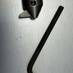 Fraise &agrave; chanfreiner les douilles LYMAN calibre 17 &agrave; 45