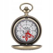 Boussole Vintage Poche Boussole Vintage Laiton - Montre De Poche étanche Avec Couvercle Automatique Accessoire Outdoor Style Rétro