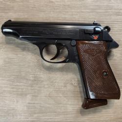 Pistolet compact MANURHIN mod&egrave;le PP - Police de Vienne - Calibre 7,65 Browning (Occasion)