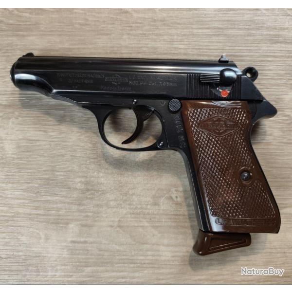 Pistolet compact MANURHIN mod�le PP - Police de Vienne - Calibre 7,65 Browning (Occasion)