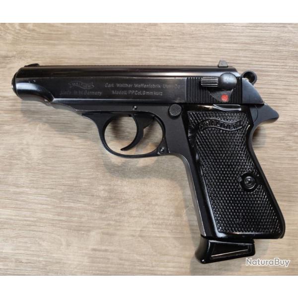 Pistolet compact WALTHER mod�le PP - Ulm 1974 - Calibre .380 ACP (Occasion)