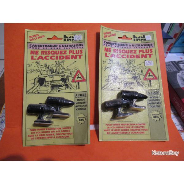 2 AVERTISSEURS ULTRA SON DE VOITURE OU QUAD/MOTO