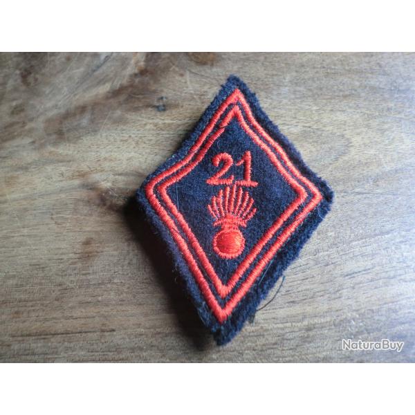 losange de bras 21 eme r�giment d'infanterie
