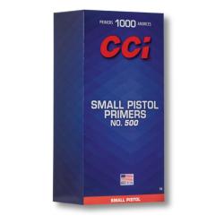 BOITE D'AMORCE CCI STANDARD SMALL PISTOL N&deg;500 X1000 - CCI