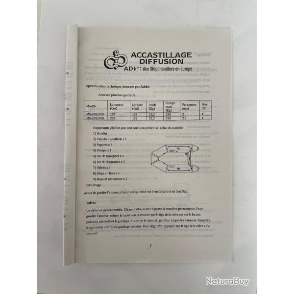 Bateau Pneumatique Neuf