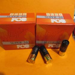 50 CARTOUCHES FOB SUPER 36 en N&deg; 4 et 36 gr