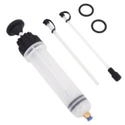 Purgeur frein 0,2 L blanc noir manuel tube transparent facile utilisation