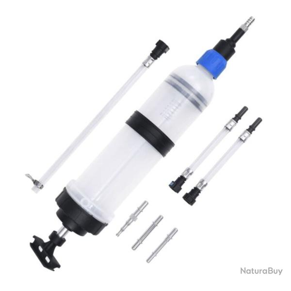 Seringue inspection fluides plastique 1,5 L avec tuyau flexible