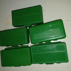 lot de 5 boites &agrave; munitions 9mm