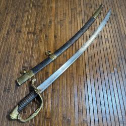 SABRE D'OFFICIER D'INFANTERIE 1821 LAME DE SOLINGEN GRAV&Eacute; A L'OR