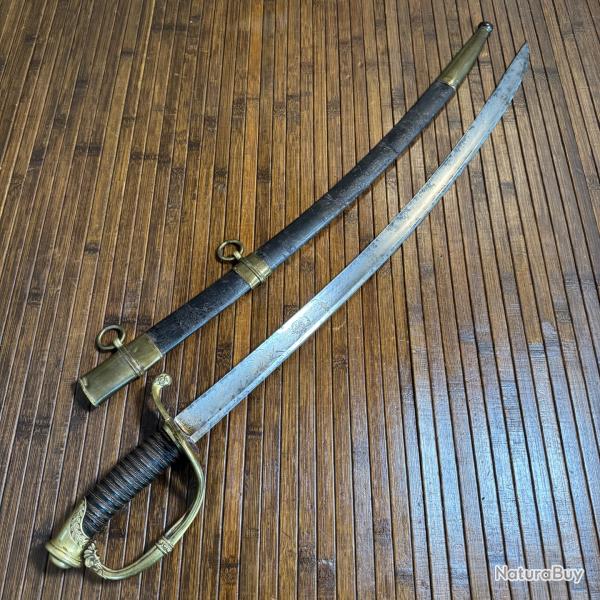 SABRE D'OFFICIER D'INFANTERIE 1821 LAME DE SOLINGEN GRAV� A L'OR